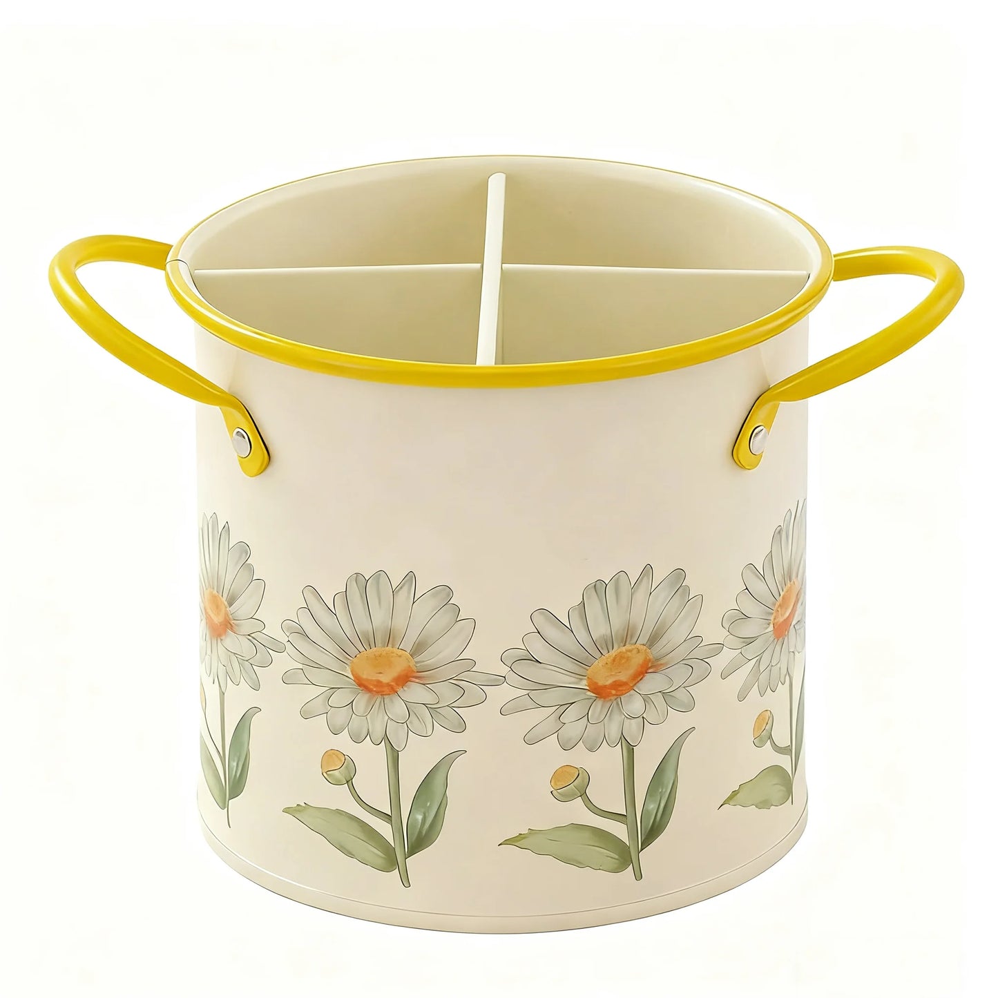 Vintage-Style Cutlery Storage Bucket (Knives & Forks), Chopstick & Utensil Draining Container, Kitchen Supplies Bucket