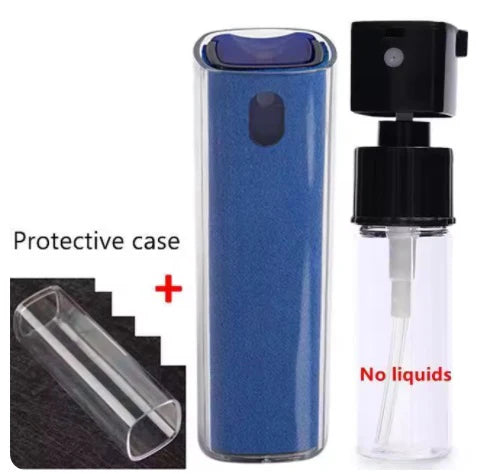 2-in-1 Screen Cleaner Kit  For Phone/Laptop/Tablet/TV/Monitor/Car Screens Spray and Wipe Cleaning Tools