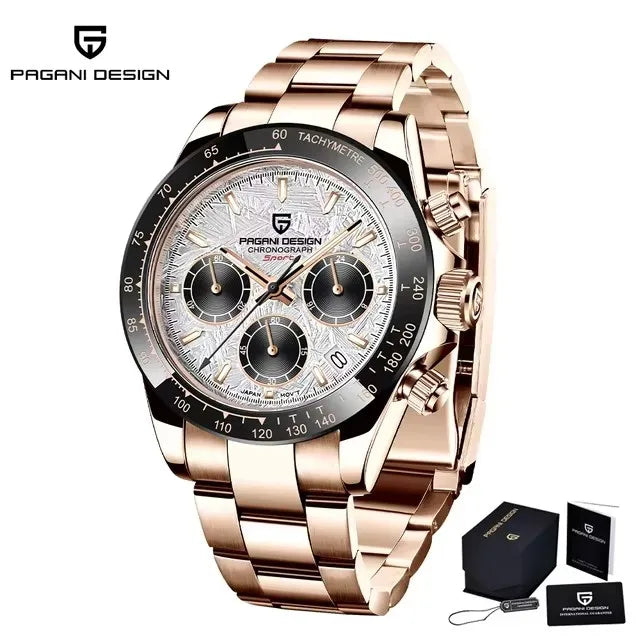 PD-1644 PAGANI DESIGN 2026 New Men Watch Top Brand Luxury Mens Quartz Wristwatch Man Chronograph Waterproof Watches for Men Gift
