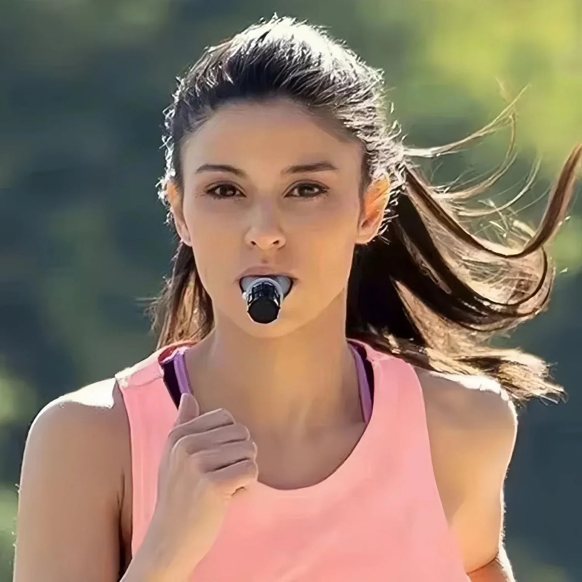 1PCS Breathing Trainer,Premium Silicone Trainer,Boost Breathing Patterns,Adjustable Resistance Levels,Compact, Portable