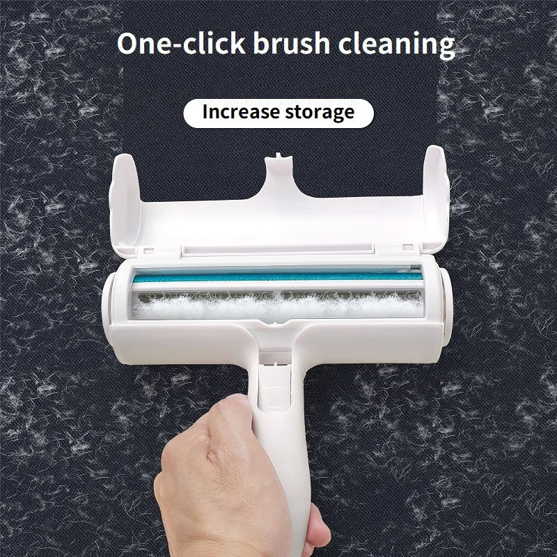 Pet Hair Remover Roller Lint Brush Dog Cat Fur Cleaning Tool for Home Furniture Sofa Clothes GWFD07