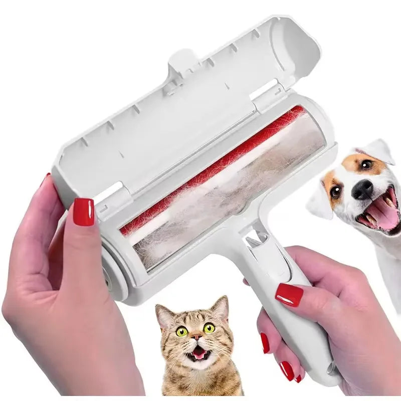 Pet Hair Remover Roller Lint Brush Dog Cat Fur Cleaning Tool for Home Furniture Sofa Clothes GWFD07