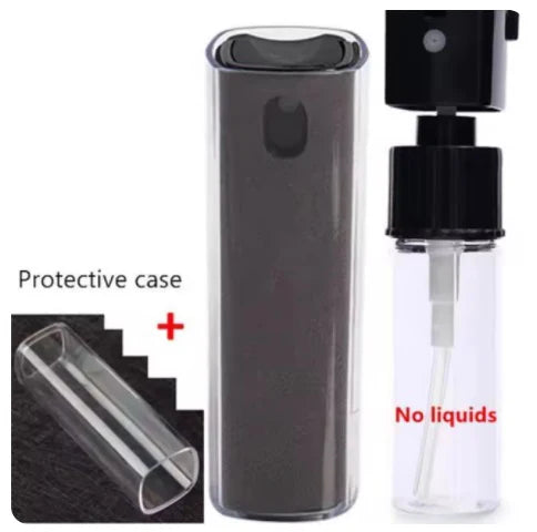 2-in-1 Screen Cleaner Kit  For Phone/Laptop/Tablet/TV/Monitor/Car Screens Spray and Wipe Cleaning Tools